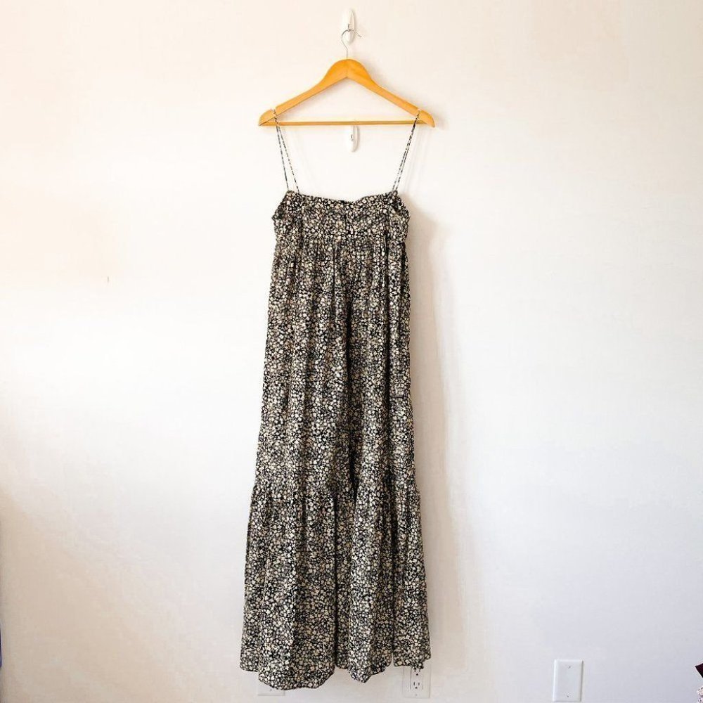 Matteau Tiered Empire Tiered Maxi Dress Golden  Primrose Ditsy Floral Size 8 - Picture 12 of 16